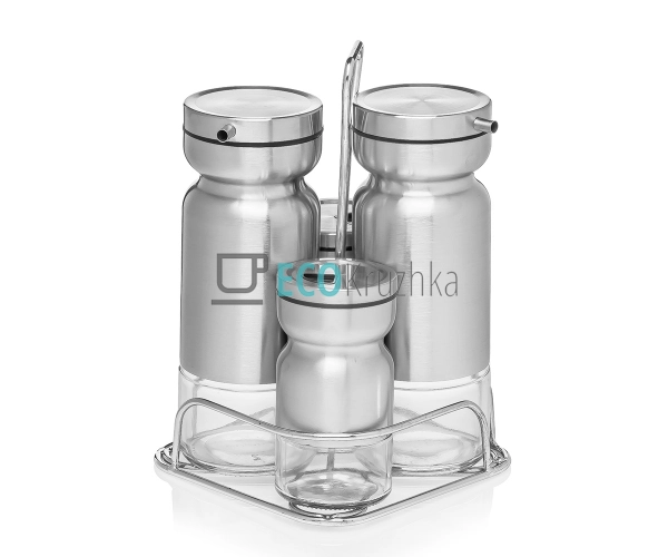 Набір для спецій на підставці 4 предмети Frico FRU-128 Набір для спецій на підставці 4 предмети Frico FRU-128