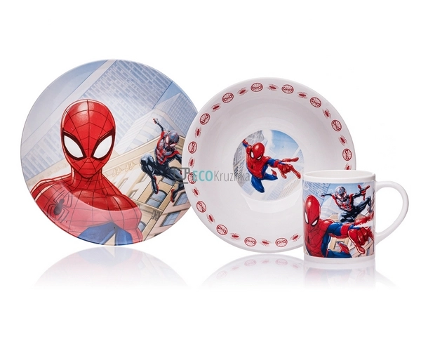 Дитяча керамічний посуд Людина Павук Metr + Original EK8 ... Дитяча керамічний посуд Людина Павук Metr + Original EK8 ...