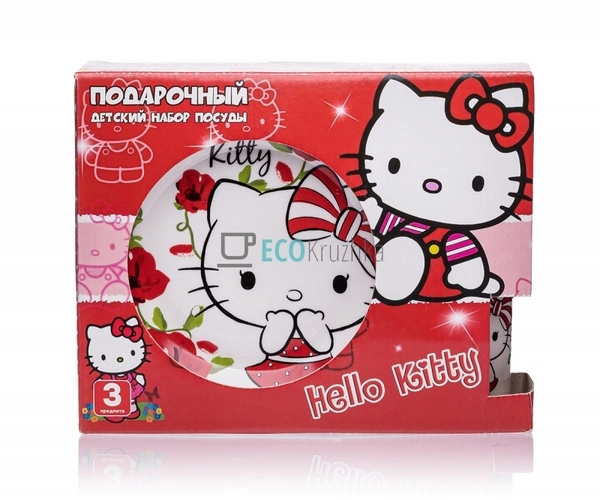 Дитяча керамічний посуд Хелов Кітті Metr + Original EK86 ... Дитяча керамічний посуд Хелов Кітті Metr + Original EK86 ...
