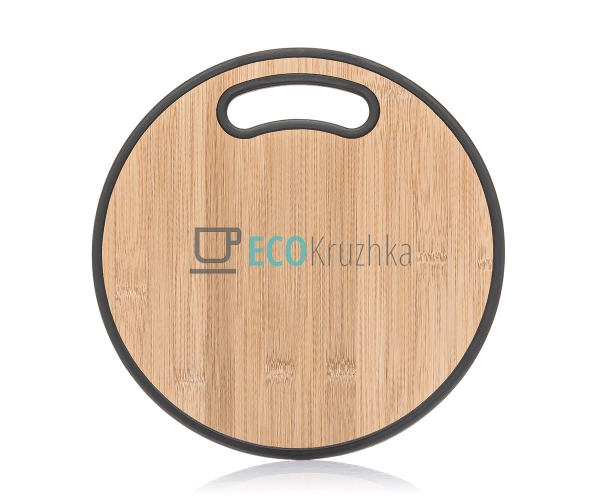 Дошка обробна двостороння кругла 1.3х29.8 см Чорно-беже ... Дошка обробна двостороння кругла 1.3х29.8 см Чорно-беже ...