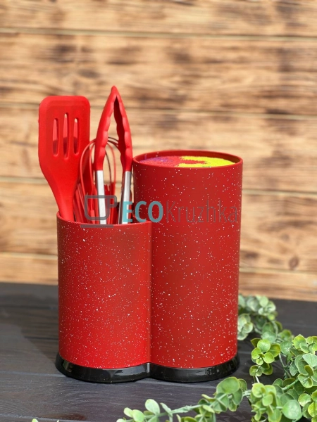 Підставка для ножів Edenberg Червона EB-3645