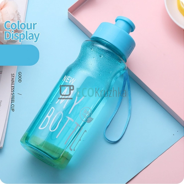 Пляшка для води My bottle 550 мл Блакитний EK14326 Пляшка для води My bottle 550 мл Блакитний EK14326