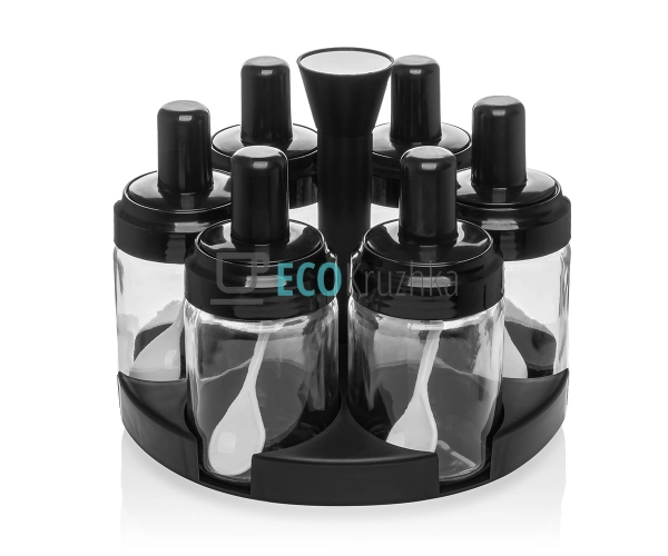 Набір для спецій на підставці 7 предмети Frico FRU-131 Набір для спецій на підставці 7 предмети Frico FRU-131