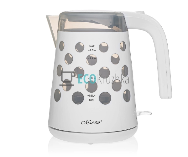 Електричний чайник 1.7л 2000Вт Білий Maesrto MR-045 Електричний чайник 1.7л 2000Вт Білий Maesrto MR-045