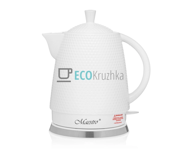 Електричний чайник 1.5л 1200Вт Білий Maesrto MR-069 Електричний чайник 1.5л 1200Вт Білий Maesrto MR-069