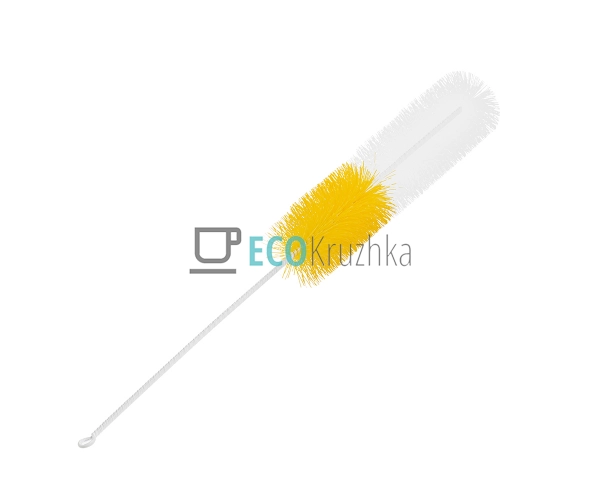 Щітка для чищення термосу, пляшок, посуду 45 см Жовто-бл ... Щітка для чищення термосу, пляшок, посуду 45 см Жовто-бл ...