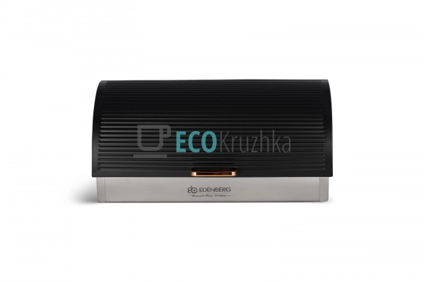 Хлібниця Edenberg з нержавіючою основою та відкидною кри ...