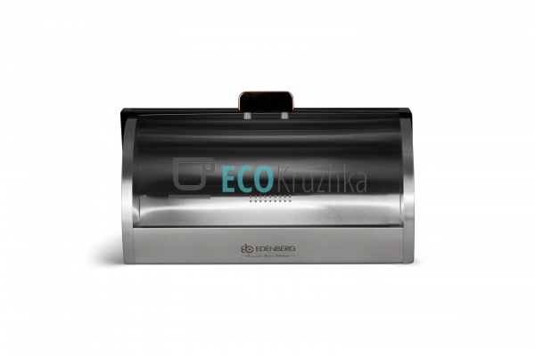 Хлібниця Edenberg з нержавіючою основою та відкидною кри ...