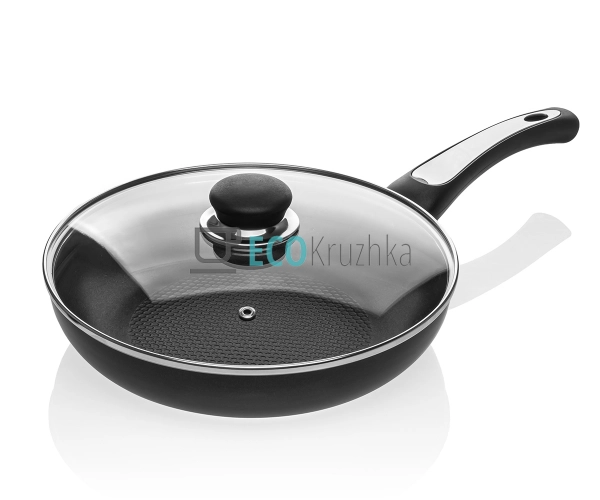 Сковорідка 28 см з кришкою та Тефлоновим покриттям Maesr ...