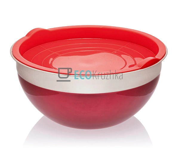 Набір кольорових салатників 5 шт нержавіючих EB-3637