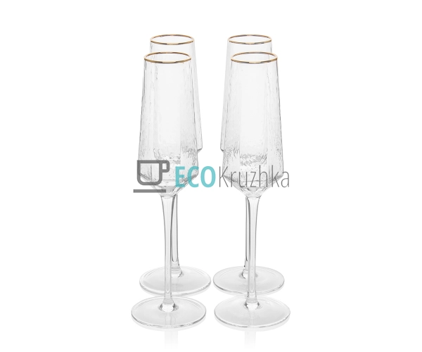 Набір келихів для шампансько ... Набір келихів для шампансько ...