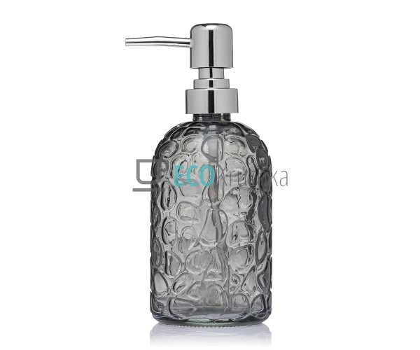 Дозатор для мила 400 мл Сірий 888-24 Дозатор для мила 400 мл Сірий 888-24