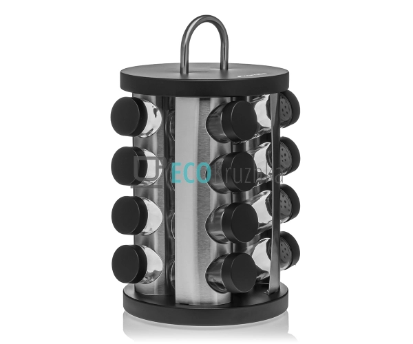 Набір ємностей для спецій на прямокутній підставці 16шт  ... Набір ємностей для спецій на прямокутній підставці 16шт  ...