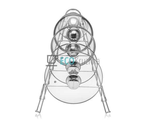 Підставка під кришки навісна 32*4.5*48 см із хромованої ... Підставка під кришки навісна 32*4.5*48 см із хромованої ...