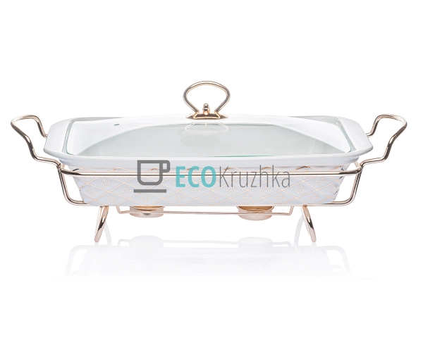 Марміт керамічний Kamille прямокутний 36,5*23*6см. з під ... Марміт керамічний Kamille прямокутний 36,5*23*6см. з під ...