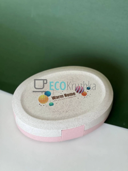 Еко-ланч бокс із пшеничної соломи 20х14.6см Рожевий TD01 ... Еко-ланч бокс із пшеничної соломи 20х14.6см Рожевий TD01 ...