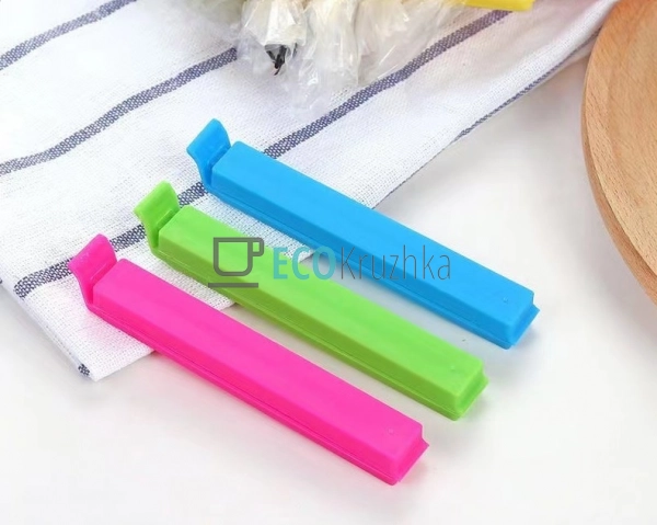 Зажим для пакетов 18 шт Різнобарвні 0950 Зажим для пакетов 18 шт Різнобарвні 0950