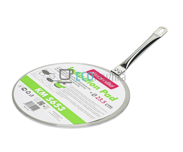 Адаптер для індукційної плити Kamille 23,5 см із нержаві ...