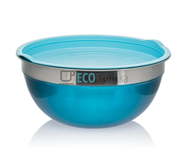 Набір кольорових салатників 5 шт нержавіючих APL9032-1 Набір кольорових салатників 5 шт нержавіючих APL9032-1