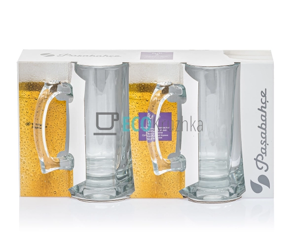 Набір келихів 2шт для пива 355 мл Бармен Pasabahce (5504 ... Набір келихів 2шт для пива 355 мл Бармен Pasabahce (5504 ...