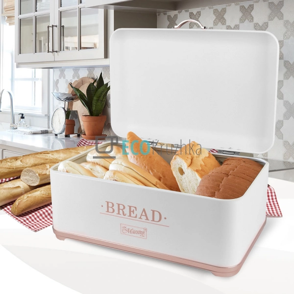 Хлібниця Bread Maestro (345х250х165) Біла MR-1677-CU-W Хлібниця Bread Maestro (345х250х165) Біла MR-1677-CU-W