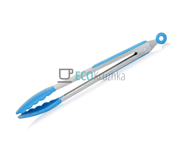 Щипці кухонні подовжені 350 мм Сині Frico FRU-072 Щипці кухонні подовжені 350 мм Сині Frico FRU-072