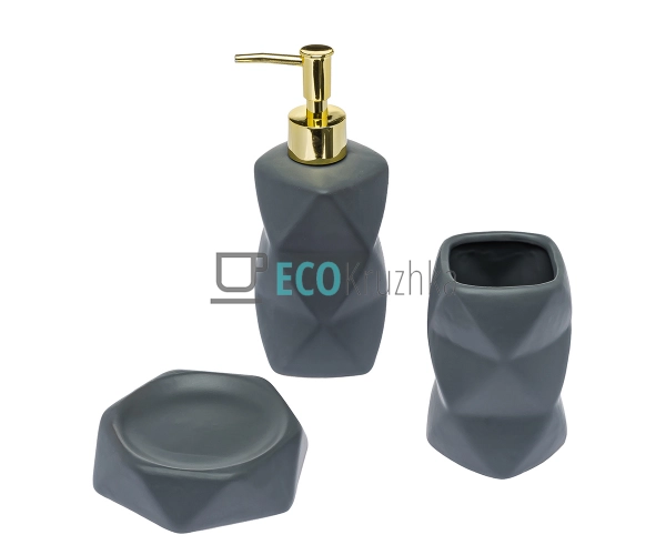 Набір аксесуарів для ванної кімнати 3 предмети (889-07-0 ... Набір аксесуарів для ванної кімнати 3 предмети (889-07-0 ...