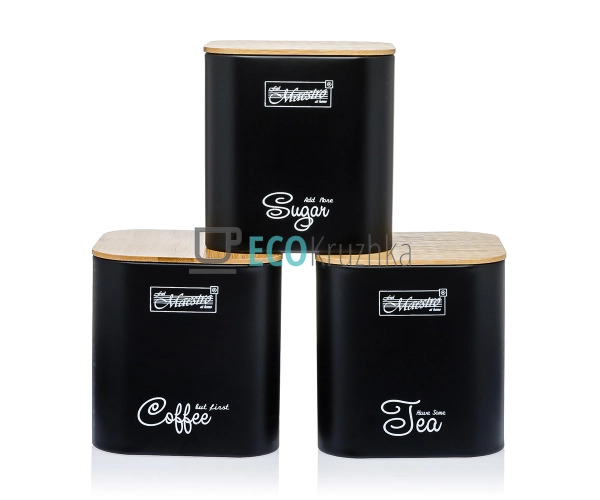 Набір для спецій 3 предмета Maestro MR-1775-3S-BLACK