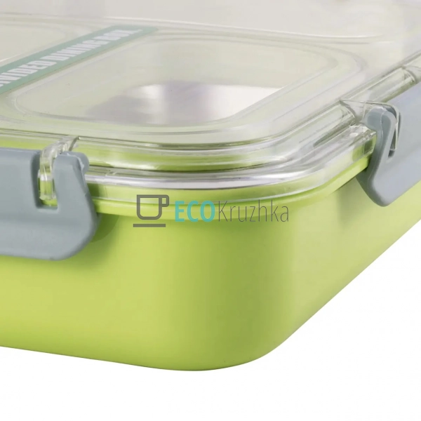 Ланч бокс обідній Kamille Салатовий 1200мл KM-2146ZL Ланч бокс обідній Kamille Салатовий 1200мл KM-2146ZL