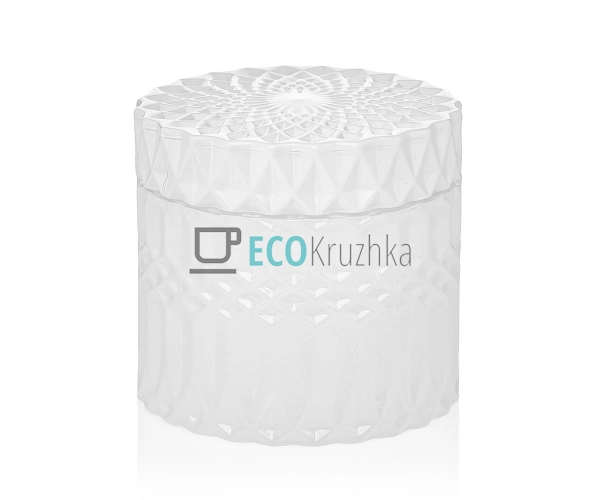 Цукерниця Біле задзеркалля 9х8.5см (101-093) Цукерниця Біле задзеркалля 9х8.5см (101-093)