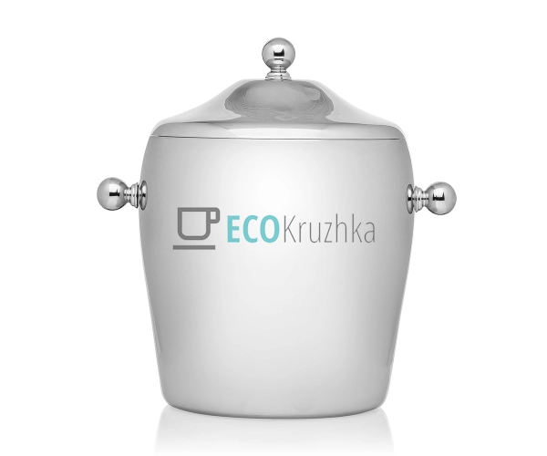 Відро для льоду з кришкою 2л із нержавіючої сталі з двом ... Відро для льоду з кришкою 2л із нержавіючої сталі з двом ...