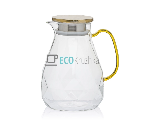 Глечик 1800мл Cristal Скляний (9070-01) Глечик 1800мл Cristal Скляний (9070-01)