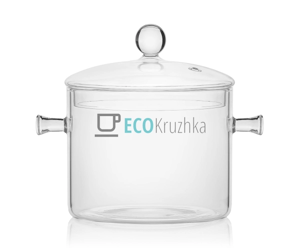 Каструля 1350мл скляна із кришкою (DG3100S)