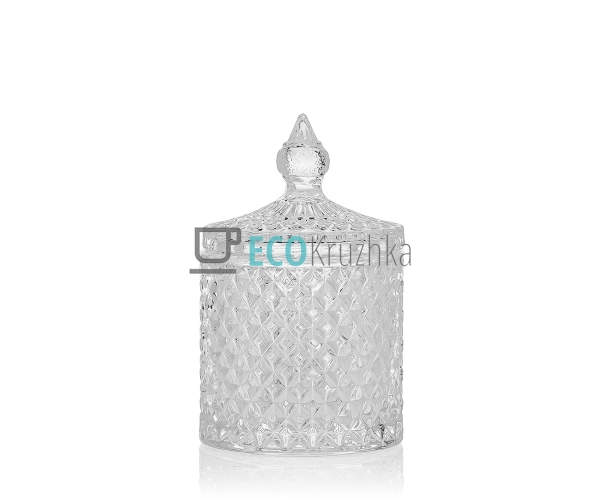 Цукорниця 250мл Діамант Скляна (102-005) Цукорниця 250мл Діамант Скляна (102-005)