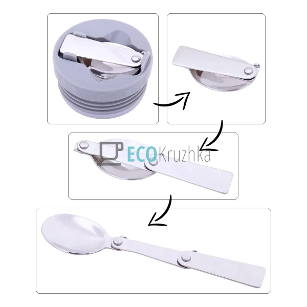 Термос Kamille харчової обідній для супу 800 мл з нержав ... Термос Kamille харчової обідній для супу 800 мл з нержав ...