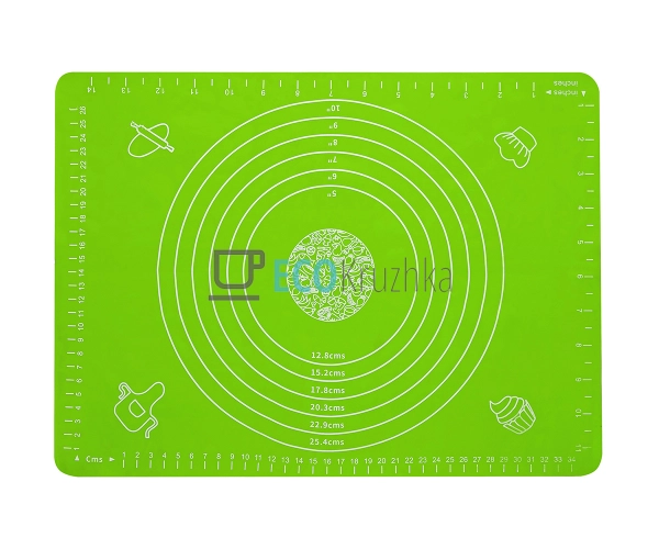 Силіконовий килимок для розкочування тіста 45х64 см Сала ...