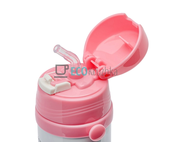 Дитяча термо-поїлка з трубочкою Kamille 500мл з нержавію ...