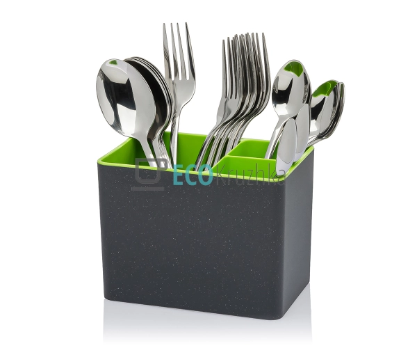 Підставка під столові прилади "Плюс" Гранітно-оливкова ( ... Підставка під столові прилади "Плюс" Гранітно-оливкова ( ...