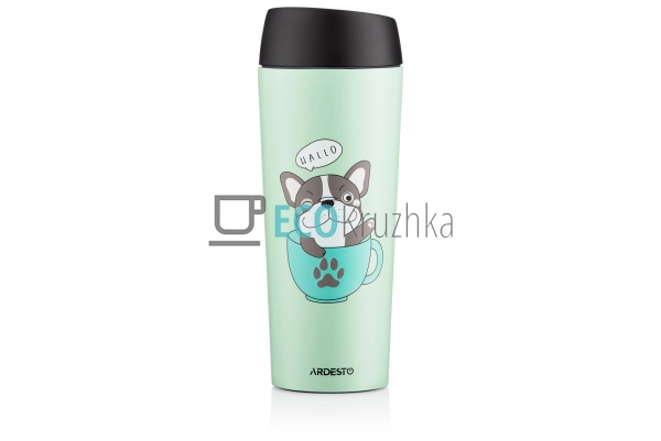 ARDESTO Термокухоль Coffee time Frenchie 450 мл, нержаві ... ARDESTO Термокухоль Coffee time Frenchie 450 мл, нержаві ...