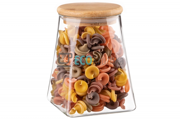 Банка для зберігання Ardesto Fresh, конус, 740 мл, скло, ... Банка для зберігання Ardesto Fresh, конус, 740 мл, скло, ...