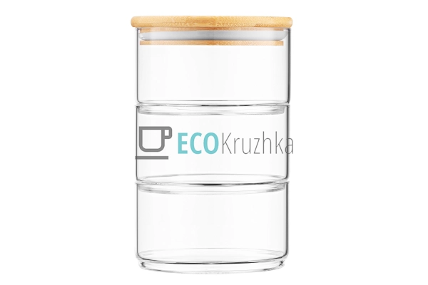 Набір ємностей для зберігання Ardesto Midori, 3*400 мл, ... Набір ємностей для зберігання Ardesto Midori, 3*400 мл, ...