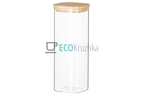 Банка для зберігання Ardesto Fresh, квадратна, 1000 мл, ... Банка для зберігання Ardesto Fresh, квадратна, 1000 мл, ...