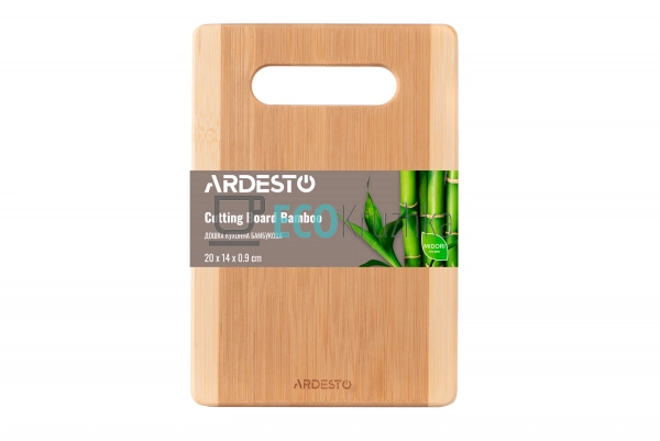 Дошка кухонна Ardesto Midori, 20*14*0.9 см, бамбук (AR14 ...