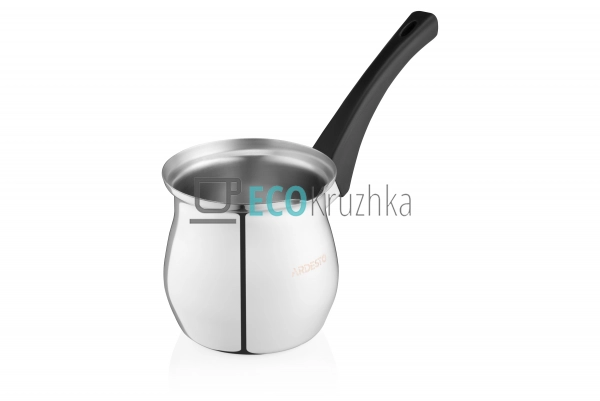 Турка Ardesto BLACK MARS, 0.5 л, нержавіюча сталь, бакел ... Турка Ardesto BLACK MARS, 0.5 л, нержавіюча сталь, бакел ...