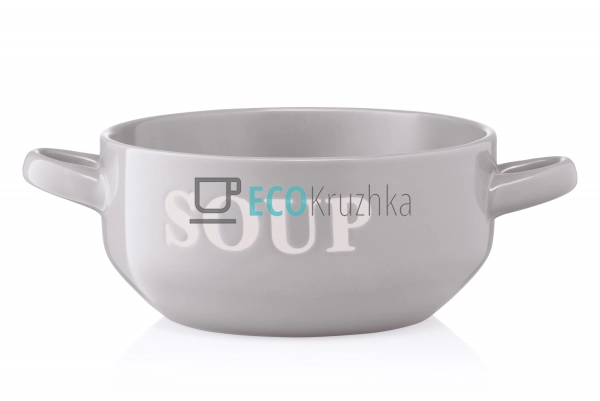 Бульйонниця Ardesto Cream, 700 мл, сіра, кераміка (AR347 ... Бульйонниця Ardesto Cream, 700 мл, сіра, кераміка (AR347 ...