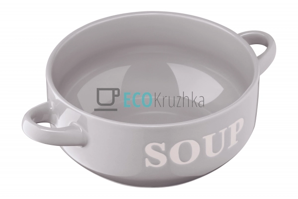 Бульйонниця Ardesto Cream, 700 мл, сіра, кераміка (AR347 ... Бульйонниця Ardesto Cream, 700 мл, сіра, кераміка (AR347 ...