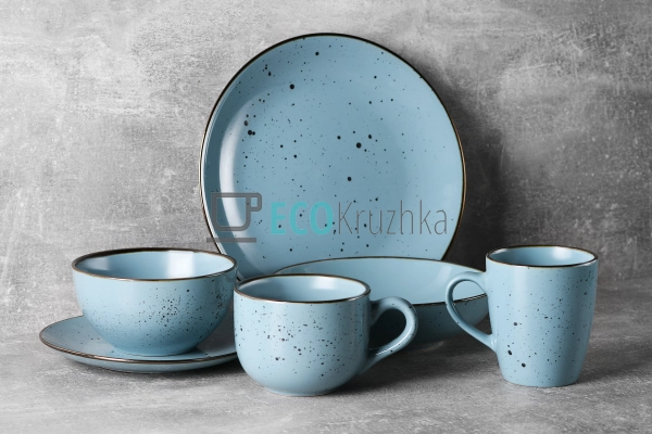 Тарілка десертна Ardesto Bagheria, 19 см, Misty blue, ке ... Тарілка десертна Ardesto Bagheria, 19 см, Misty blue, ке ...