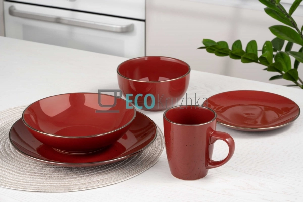 Салатник Ardesto Bagheria, 14 см, Sangria, кераміка (AR2 ... Салатник Ardesto Bagheria, 14 см, Sangria, кераміка (AR2 ...