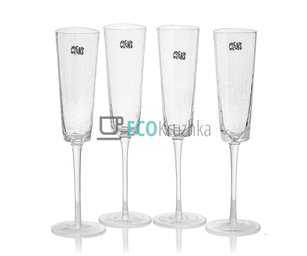 Набір 4шт Келихів-шампанське ... Набір 4шт Келихів-шампанське ...