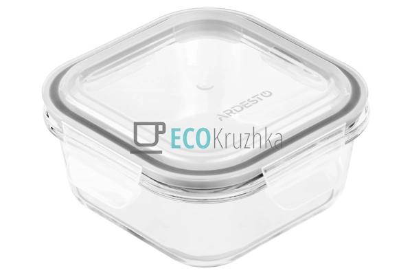 Контейнер для зберігання Ardesto Gemini 500 мл, квадратн ... Контейнер для зберігання Ardesto Gemini 500 мл, квадратн ...